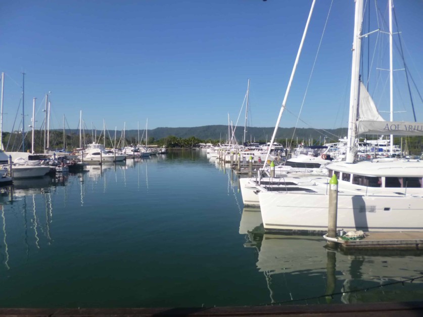 Back at the marina- also not too shabby of a view.