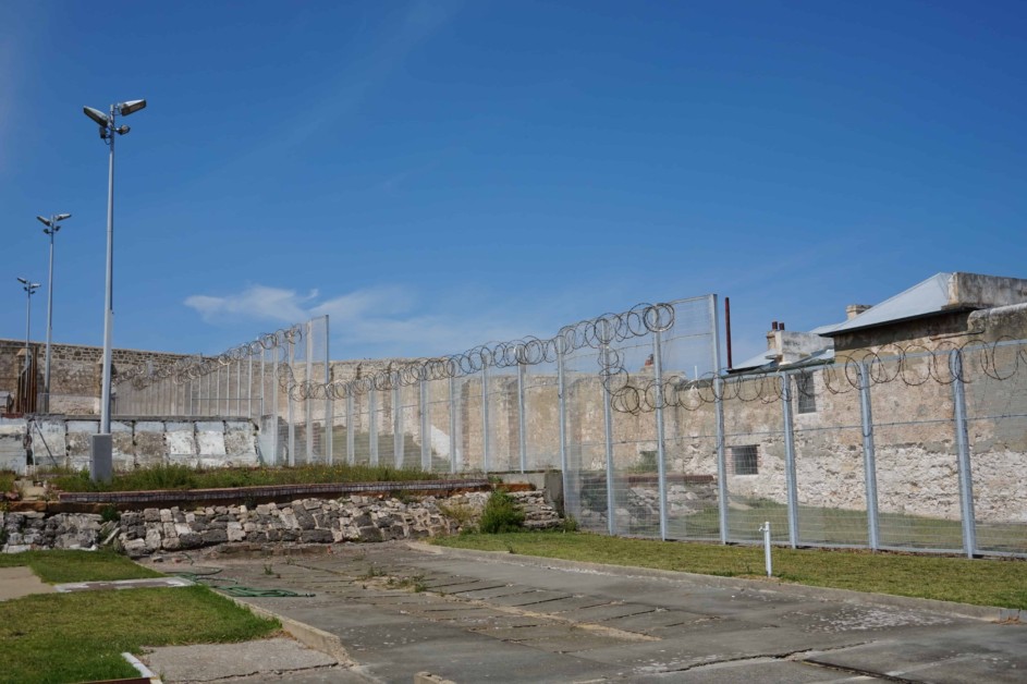 Fremantle Prison exercise yard