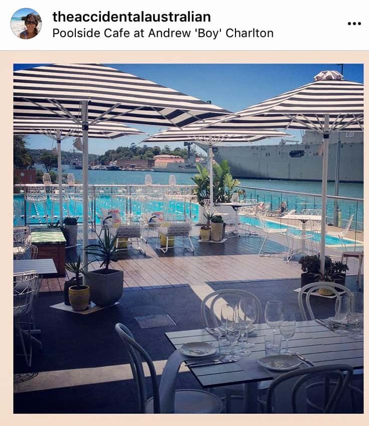 Andrew Boy Charlton pool cafe