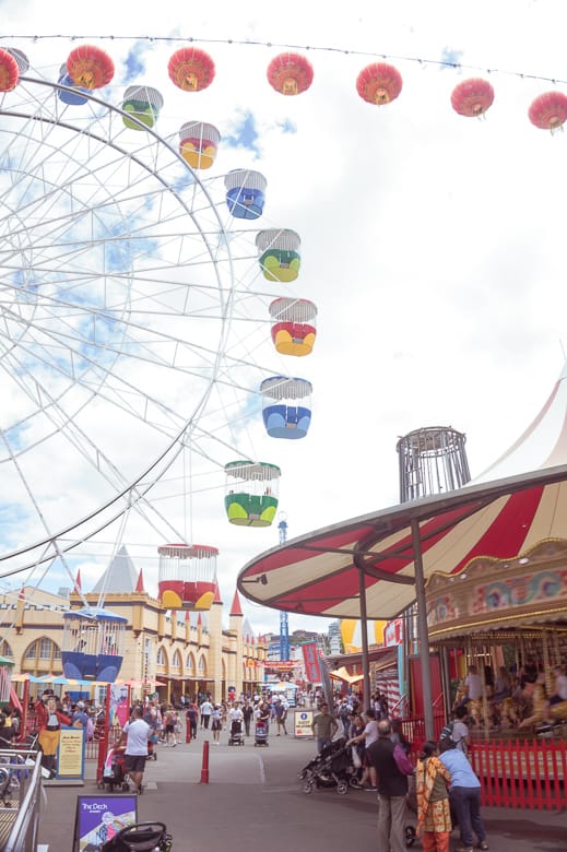 Luna Park Sydney summer