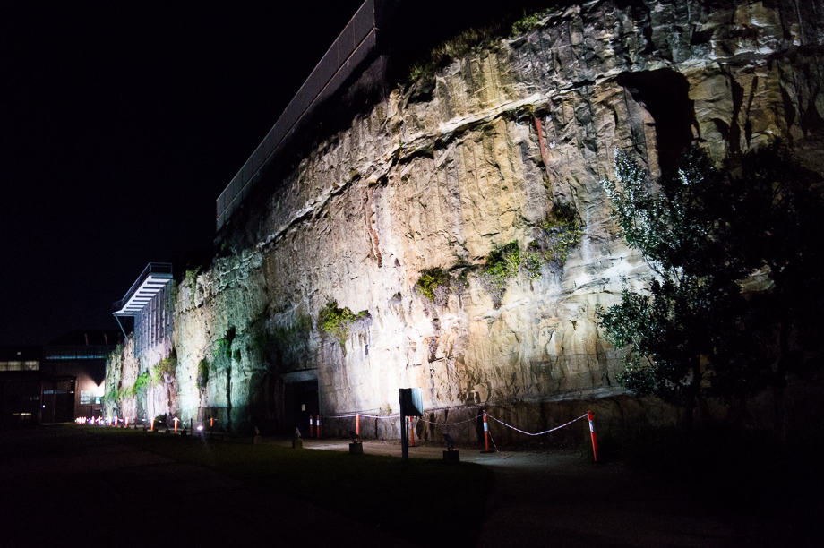 Cockatoo Island at night