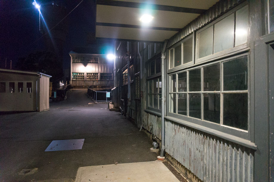 Cockatoo Island at night 