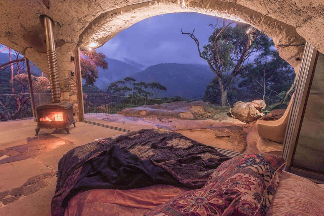 cave-fire-bed