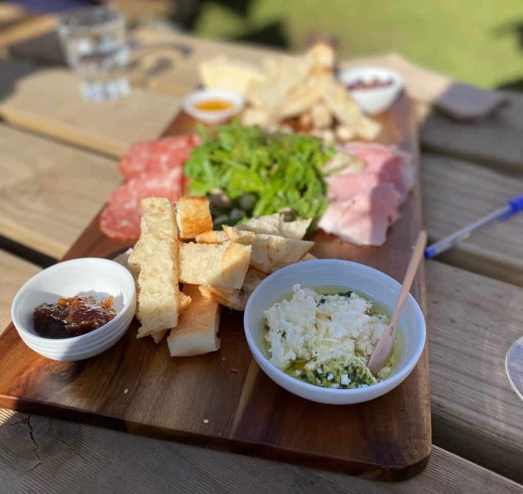 wine and cheese platter, Mudgee